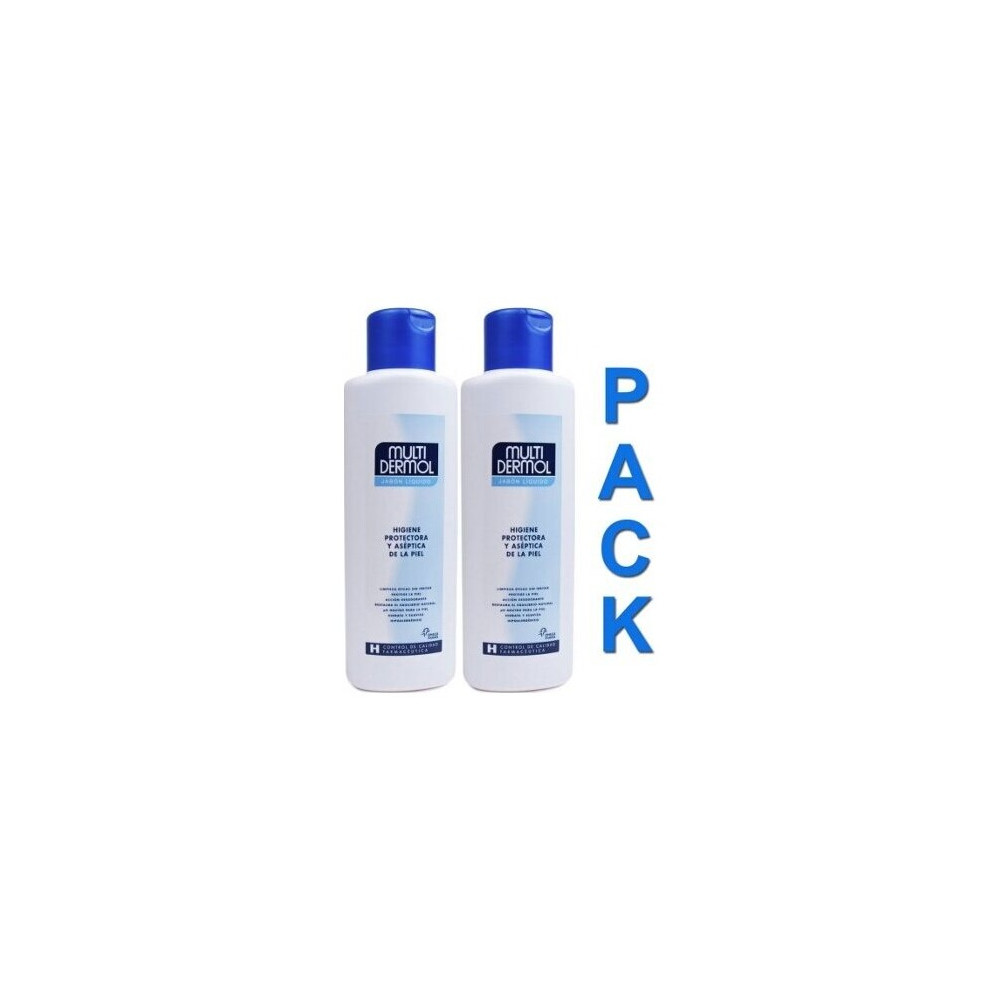 Multidermol Jabón Líquido Pack De 2 Unidades X 750Ml