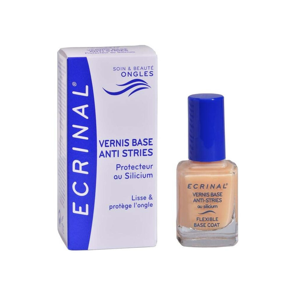 Ecrinal Esmalte Base Uñas Antiestrias 10
