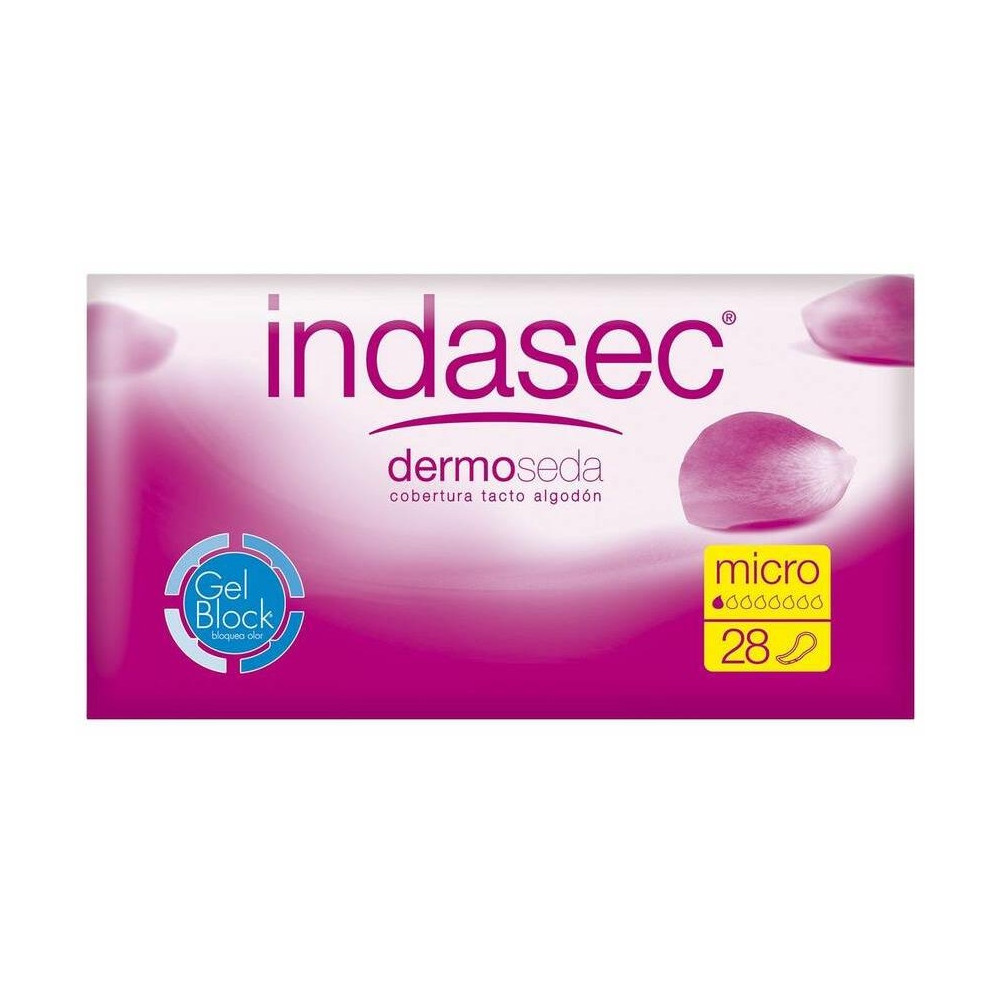 Indasec Dermoseda Micro Absorbente De Incontinencia Ligera, 28 Uds