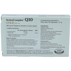 Activecomplex Q10 Gold 100 Mg 30 Caps