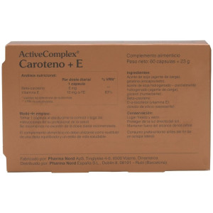 Activecomplex Caroteno+E 60 Capsulas