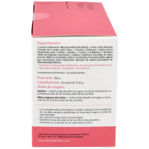 Lcn Amino Base Sabor Frutos Rojos 30 Sobres