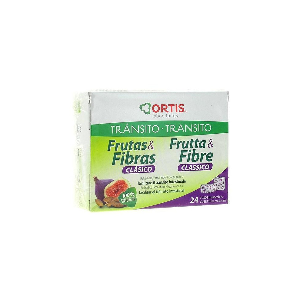 Ortis Fruits Et Fibres Programme 24 Cubes À Mâcher