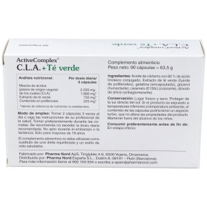 Activecomplex Cla + Te Verde 90 Capsulas