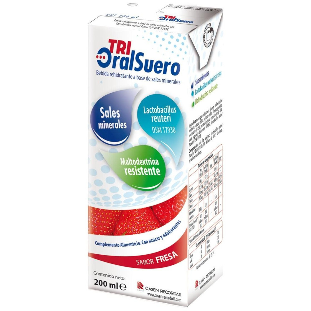 Trioralsuero Fresa Pack 3 Brick X 200Ml