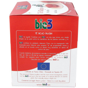 Bie3 Te Rojo Pu-Erh Ecológico 100 Bolsitas