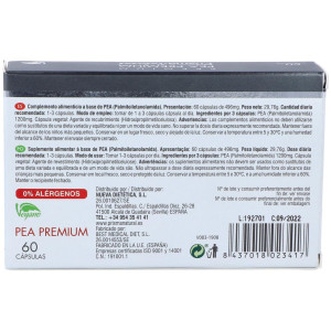 Pea Premium 60 Caps Prisma Natural.