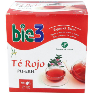 Bie3 Te Rojo Pu-Erh Ecológico 100 Bolsitas