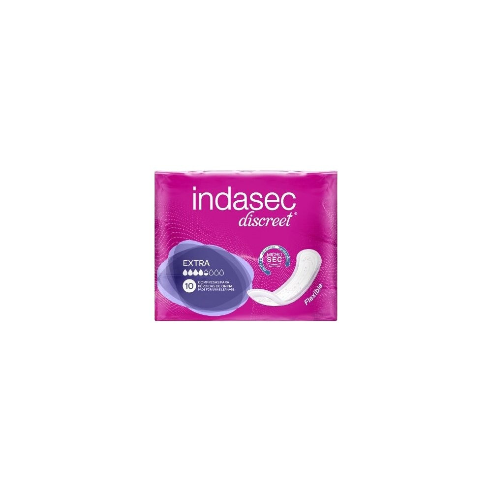 Indasec Discreet Extra Compresa Perdidas Leves 1