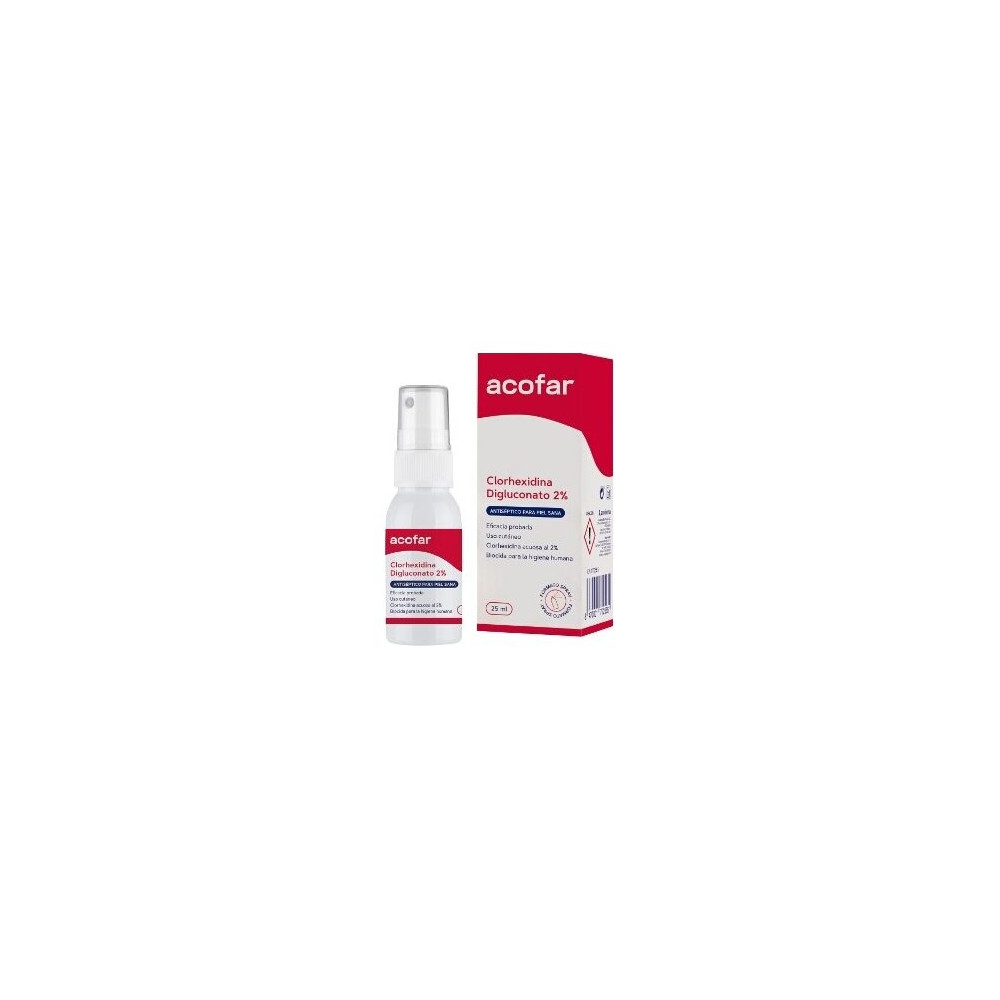 Acofar Clorhexidina 2% Spray Topico 25Ml