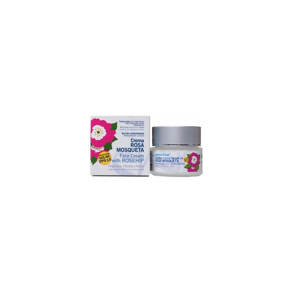 Saluvital Crema De Rosa Mosqueta Piel Seca 50Ml
