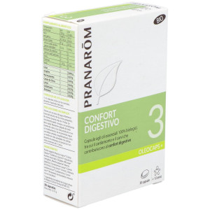 Pranarôm Oleocaps+ 3 Bienestar Digestivo Bio 30Caps