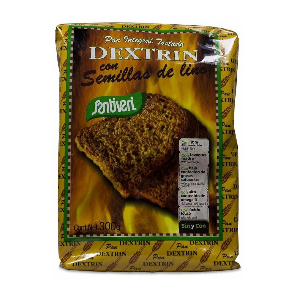 Dextrin Pan Integral Dextrin Santiveri Con Semillas De Lino 300