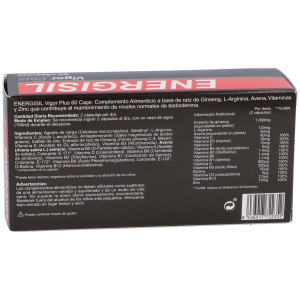 Energisil Vigor Plus (Ginseng+Arginina) 60Cap.
