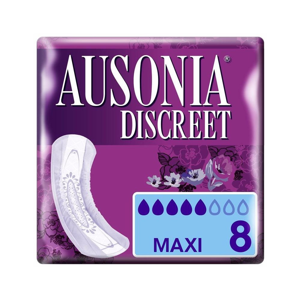 Ausonia Discreet Compresa Maxi 8 Unidades
