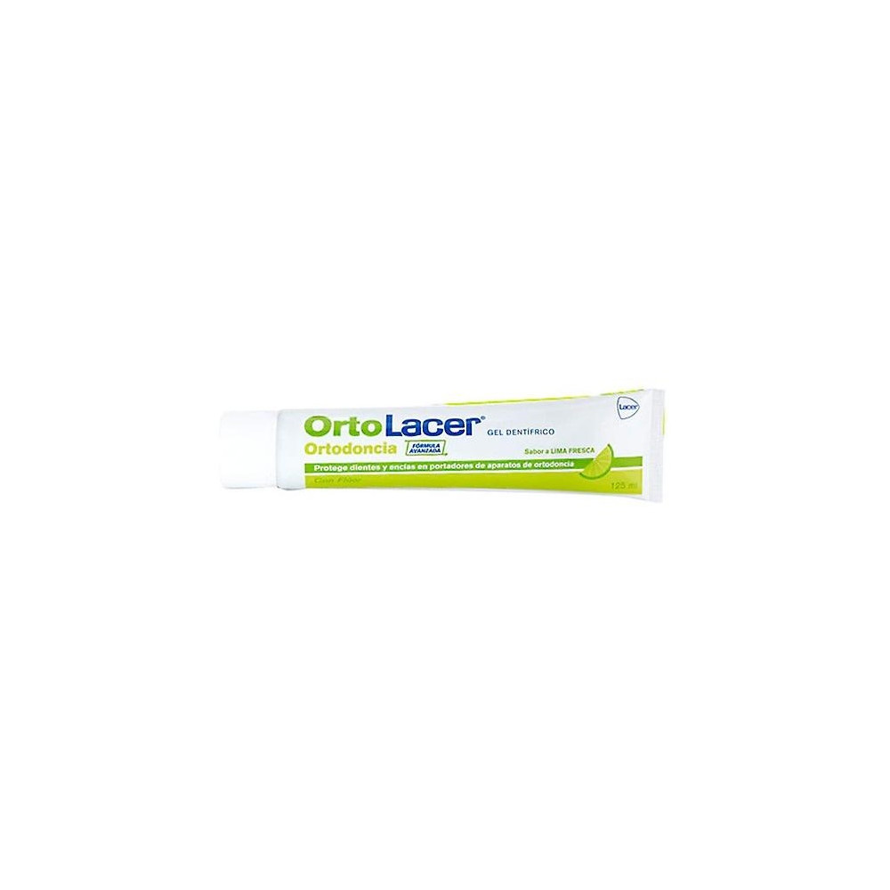 Lacer Ortolacer Ortodoncia Gel Dentífrico Lima Fresca 125Ml