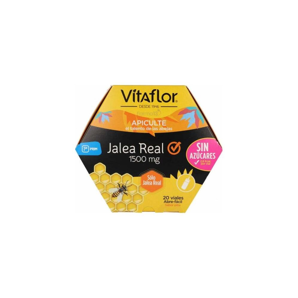 Vitaflor Jalea Real Pura Sin Azucares 1500Mg