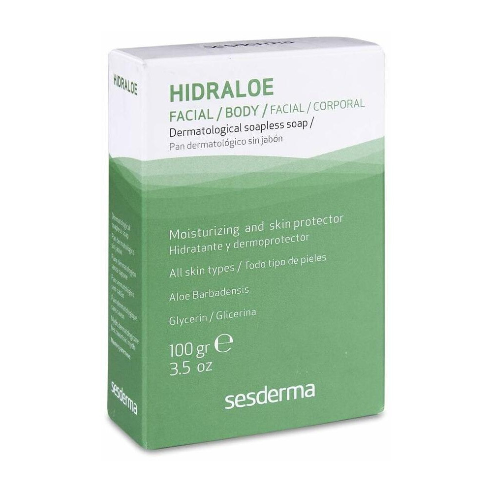 Sesderma Hidraloe Pan Dermatológico Sin Jabón, 100 G