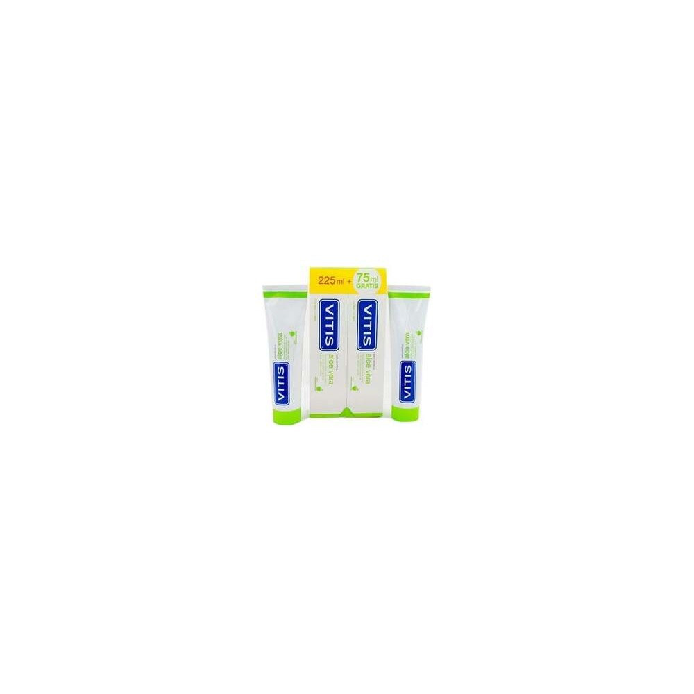 Vitis Aloe Vera Manzana-Menta Pasta Dentífrica 2X150Ml