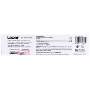 Lacer Gel Dentifrico Envase 125 Ml