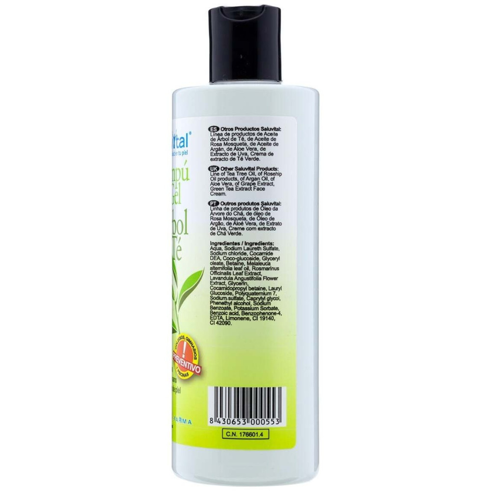 Saluvital Champú Y Gel De Árbol Del Té 300Ml