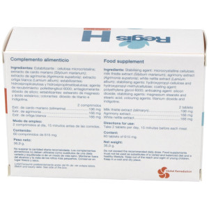 Regis H Silimarina 60 Cápsulas