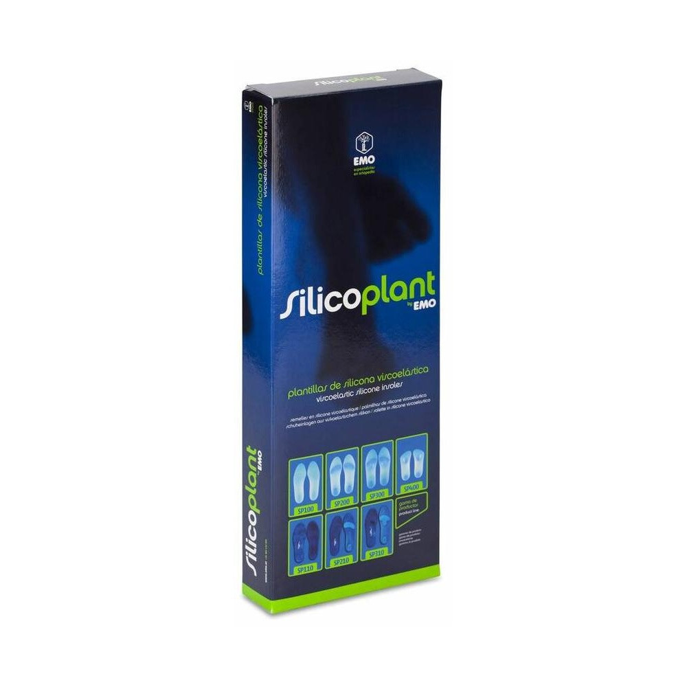Emo Silicoplant Ortesis Plantar De Silicona Sp100 Talla 36-37, 1 Par