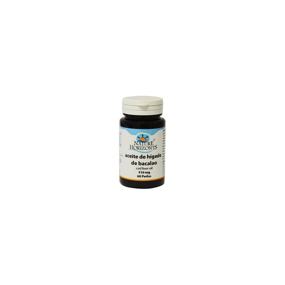 Nature Horizons Aceite Hígado Bacalao 410Mg 60 Perlas