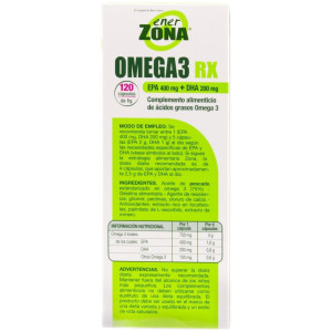 Enerzona Omega 3 Rx Aceite De Pescado 120Cáps