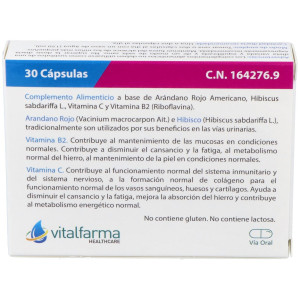 Urbac 30 Capsulas Vitalfarma