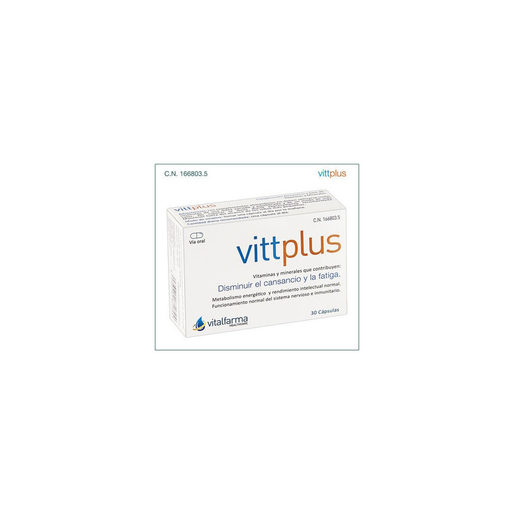 Vittplus 30 Capsulas Vitalfarma