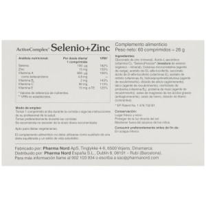 Activecomplex Selenio+ Zinc 60 Comprimid