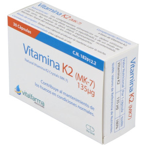 Vitalfarma Vitamina K2 135 Mcg 30 Capsulas