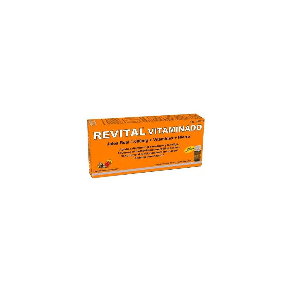 Revital Hierro 20 Ampollas 10 Cc