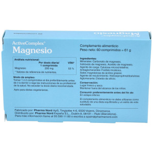Active Complex Magnesio 60 Comprimidos