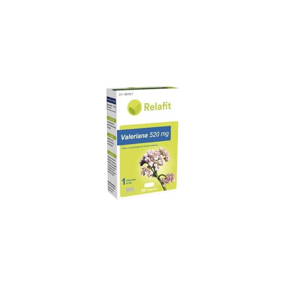 Relafit Valeriana 520 Mg 30 Cápsulas