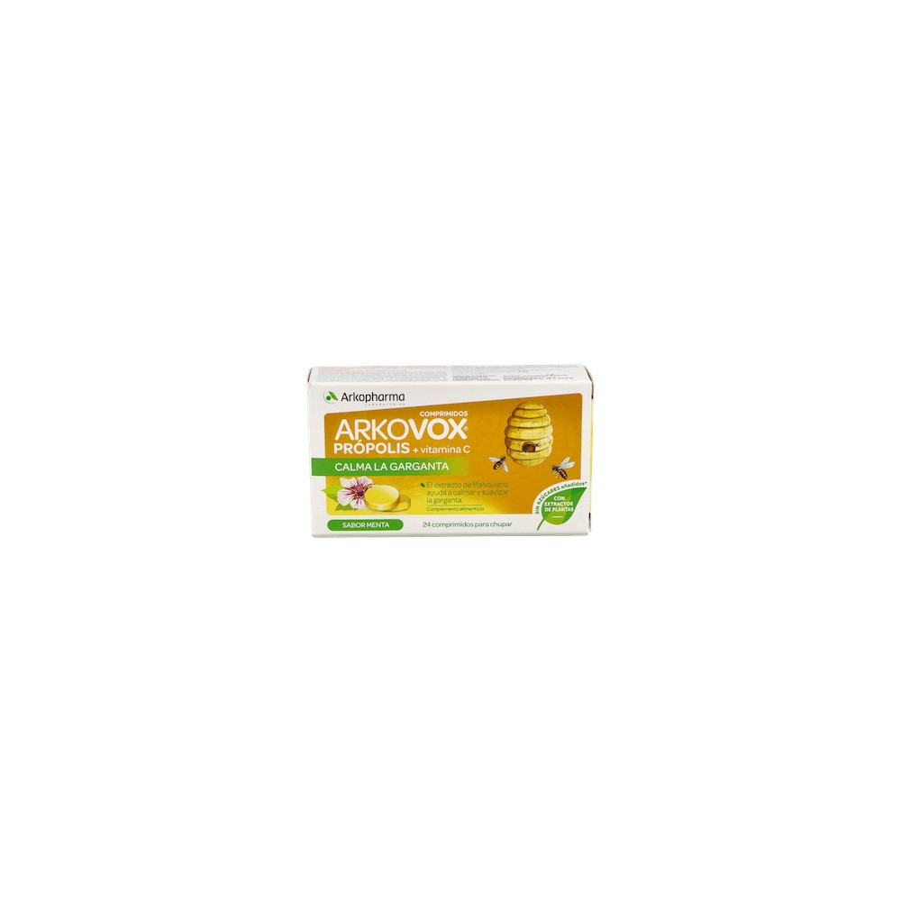 Arkovox Propolis Vitamina C 24Comp Menta