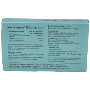 Activecomplex Biloba Forte 60 Compridos