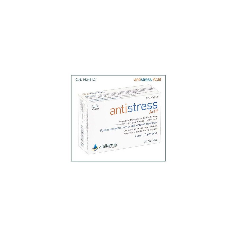 Antiestress Actif 30 Caps Vitalfarma