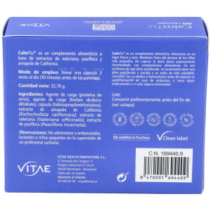 Calmtu 60 Capsulas Vitae