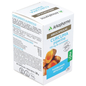 Arkopharma Arkocápsulas Cúrcuma Piperina 80Caps