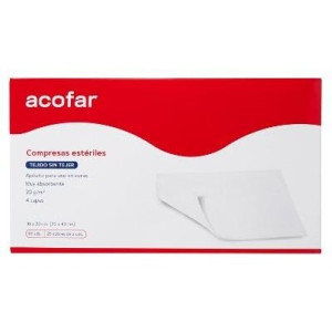 Acofar Aposito Esteril Tejido Sin Tejer 10 Cm X 20 Cm 50 Compres