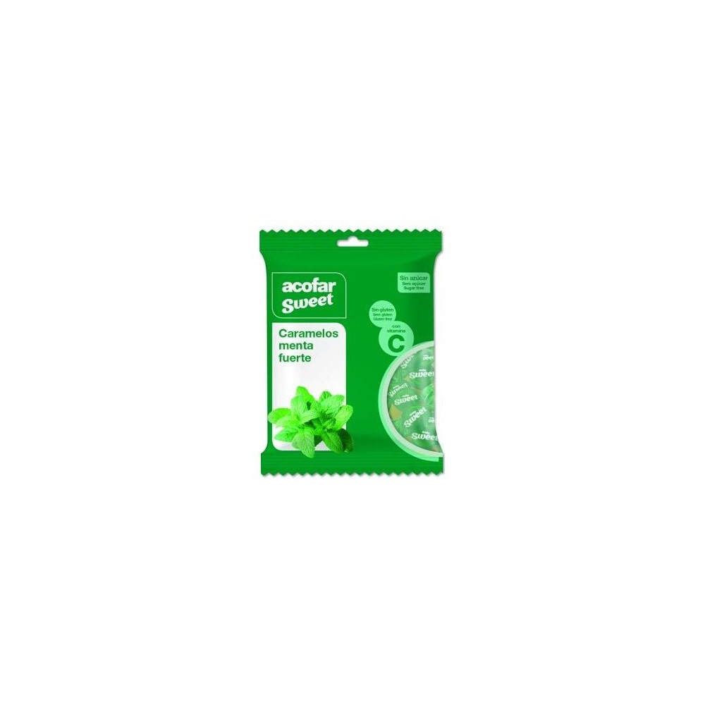 Acofarsweet Caramelos Azucar Menta Fuerte Bolsa 60 G