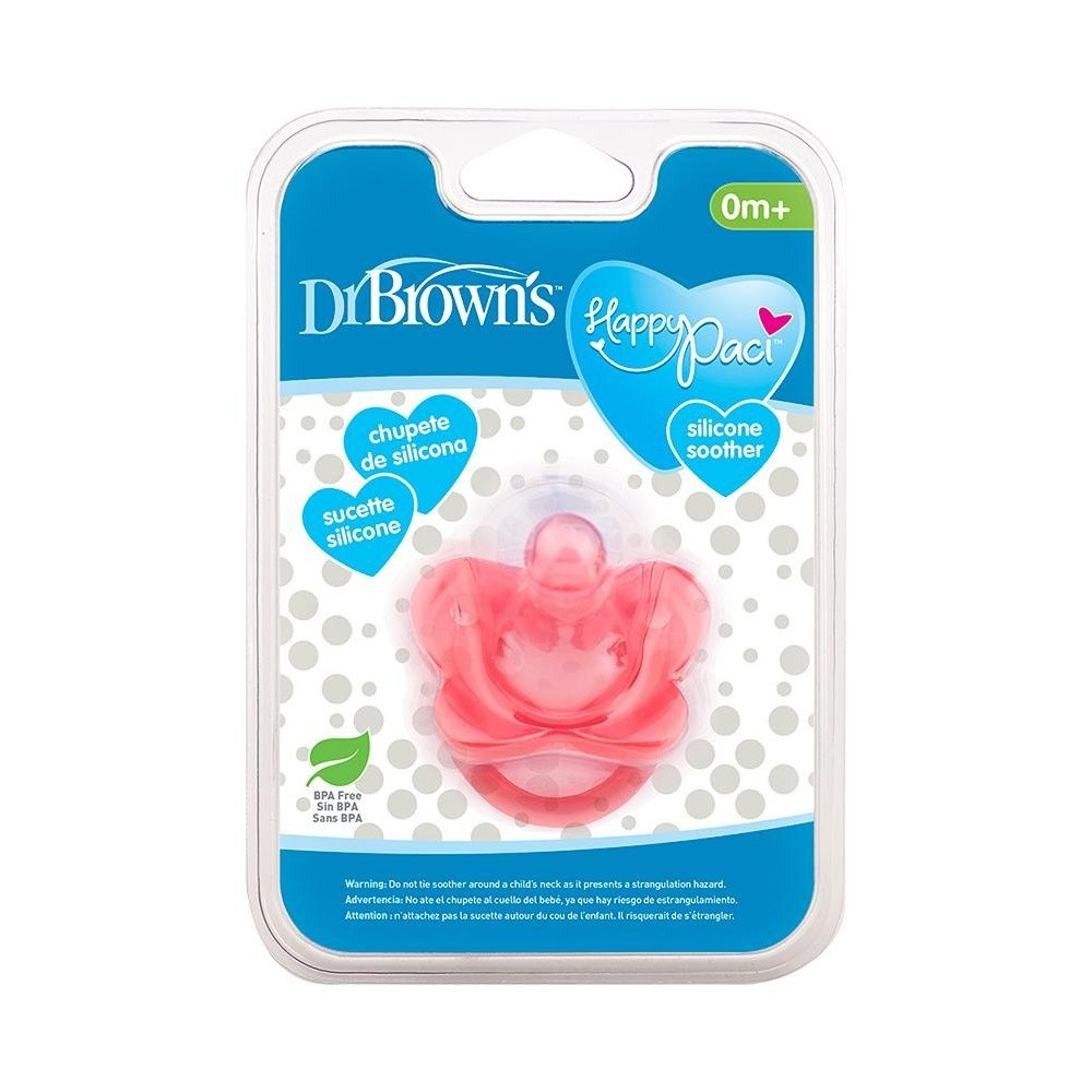 Dr.Brown'S Chupete Silicona Rosa 0-6 Meses