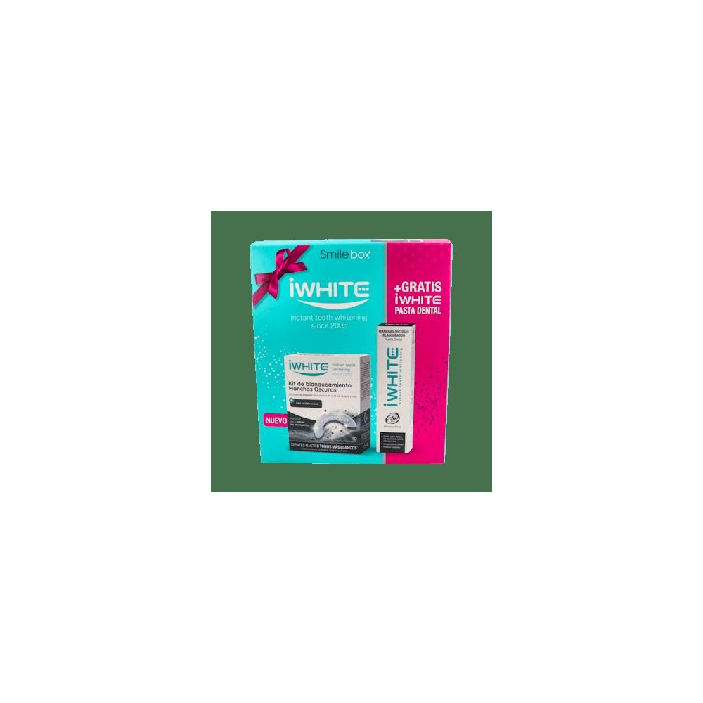 Iwhite Kit Blanqueamiento Manchas Oscuras 10 Moldes + Dentífrico