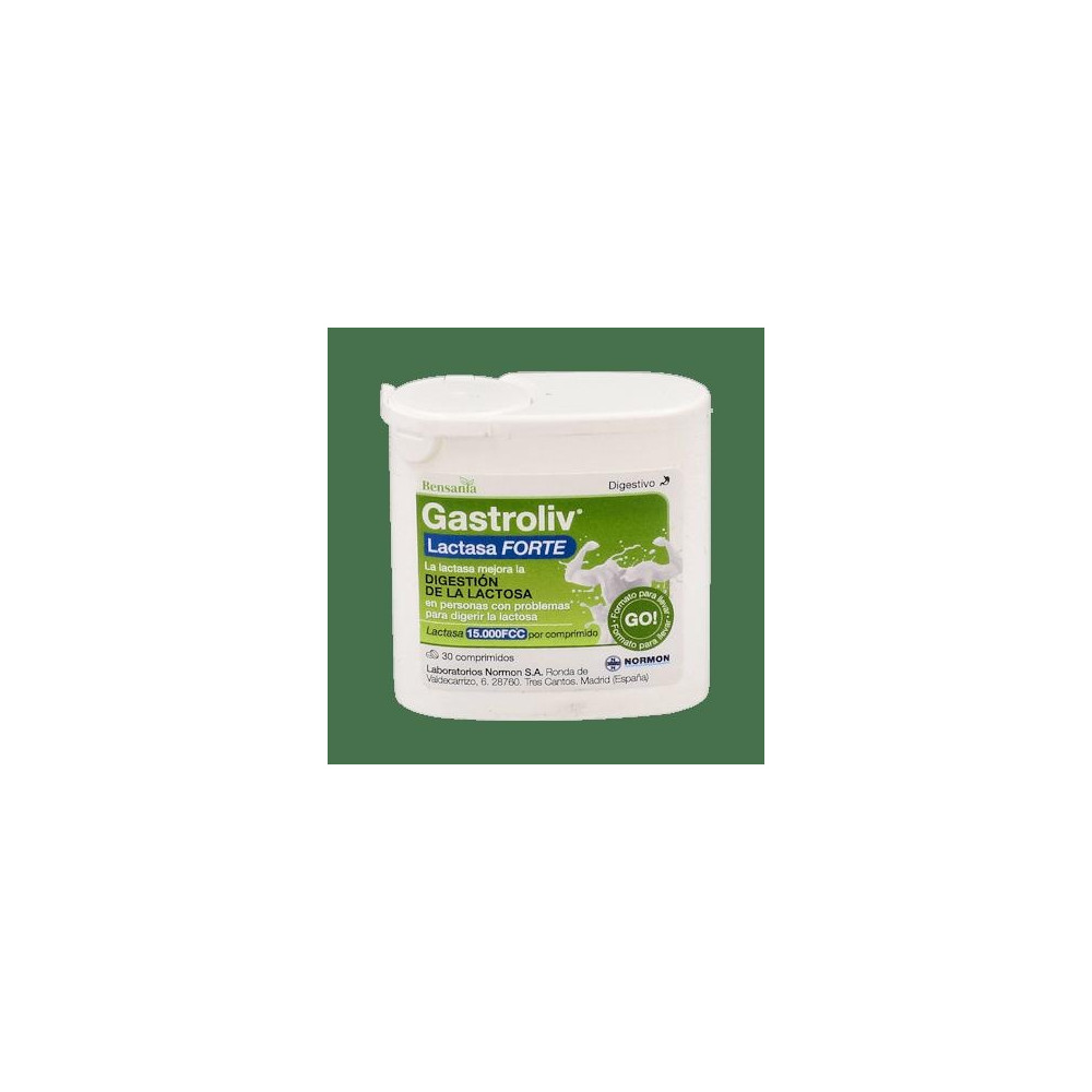 Normon Bensania Gastroliv Lactasa Forte 30 Comprimidos