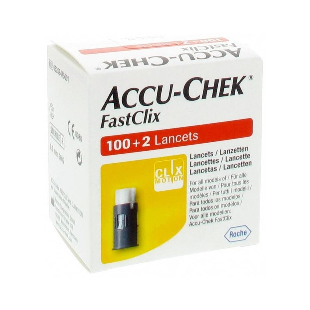 Roche Accu-Chek Fastclix 102 Lancetas