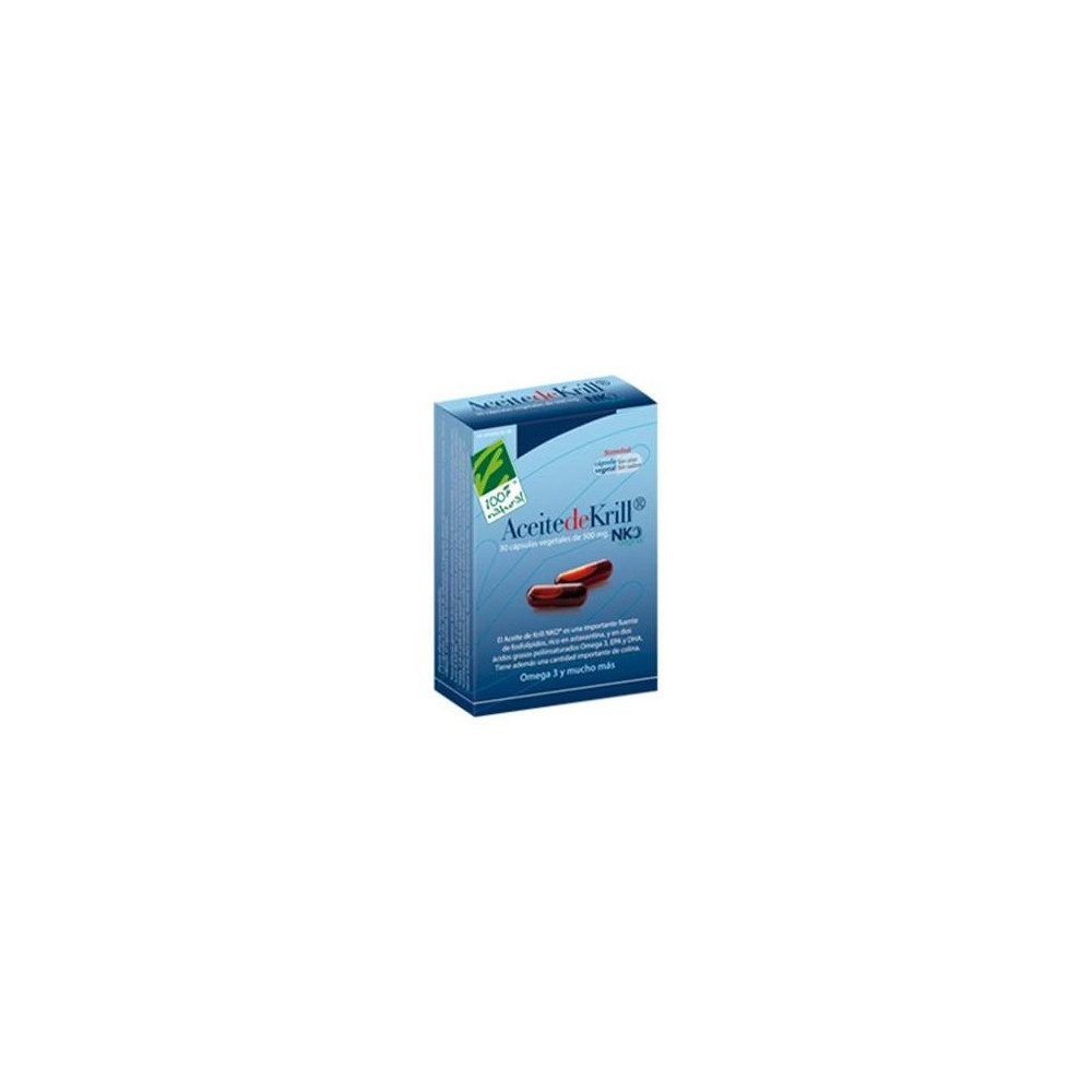 100% Natural Aceite De Krill Nko 40 Cápsulas De 500Mg