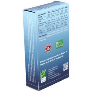 100% Natural Aceite De Krill Nko 40 Cápsulas De 500Mg