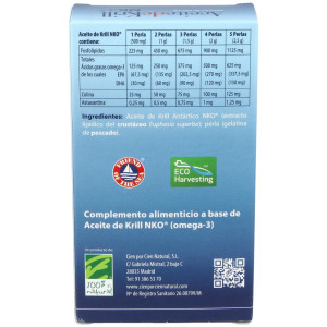 100% Natural Aceite De Krill Nko 40 Cápsulas De 500Mg